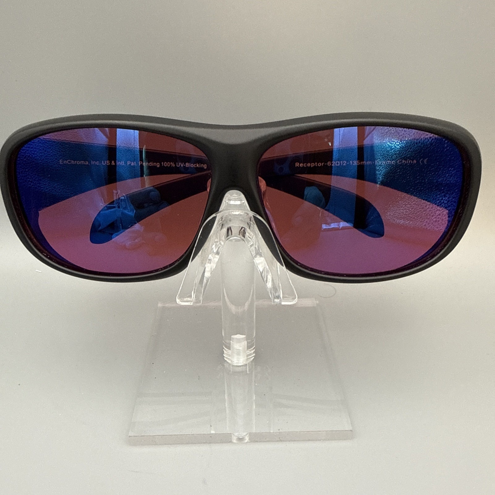 Enchroma Receptor-Authentic 100% Uv-Blocking: Fitovers Matteblack 62-12-135 Mint — image 5 of 8
